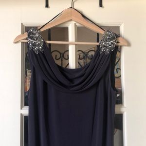 JS Boutique Purple Rhinestone Dress